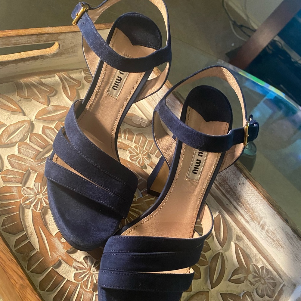 SOLD MIU MIU Platform heels